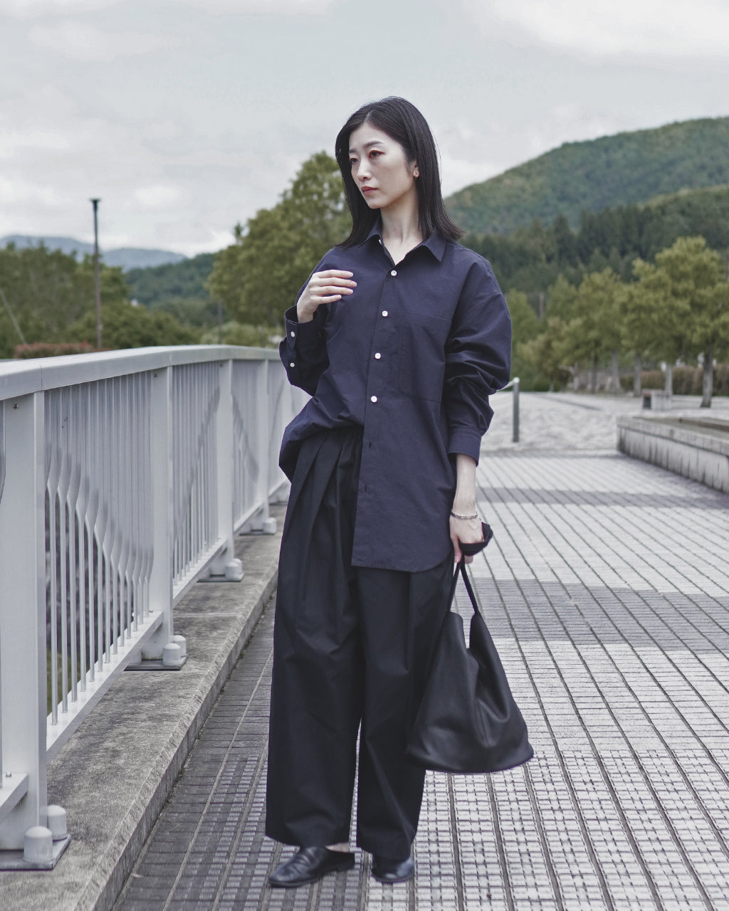 3WAY MEDIUM TOTE(M size) BLACK MS-BLK-103 ML-BLK-103