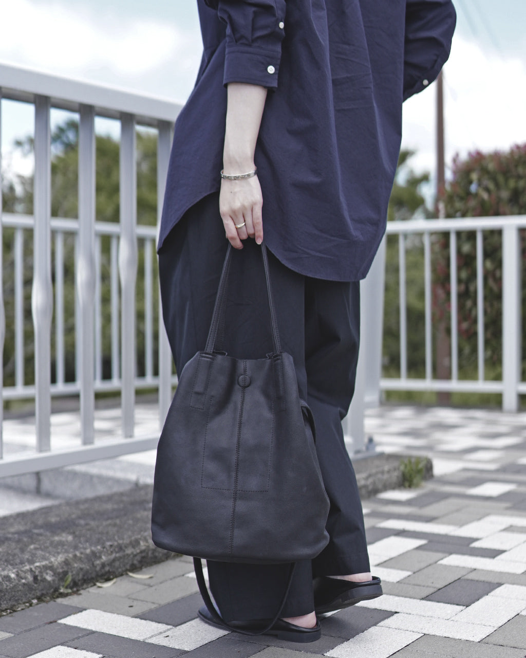 3WAY MEDIUM TOTE(M size) BLACK MS-BLK-103 ML-BLK-103