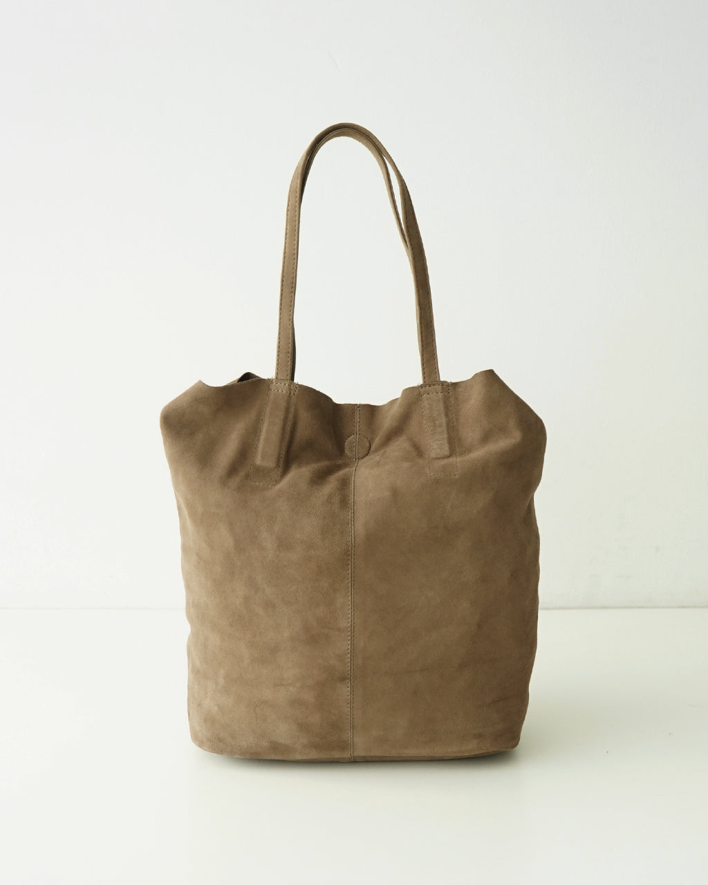 3WAY MEDIUM TOTE(M size)SUEDE CAMEL / SUEDE DARK CHOCO