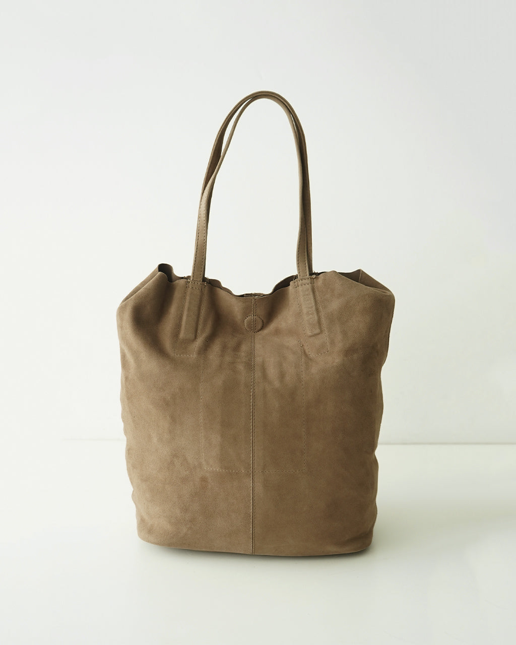 3WAY MEDIUM TOTE(M size)SUEDE CAMEL / SUEDE DARK CHOCO