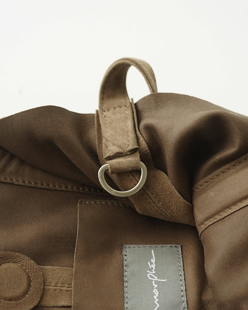 3WAY MEDIUM TOTE(M size)SUEDE CAMEL / SUEDE DARK CHOCO