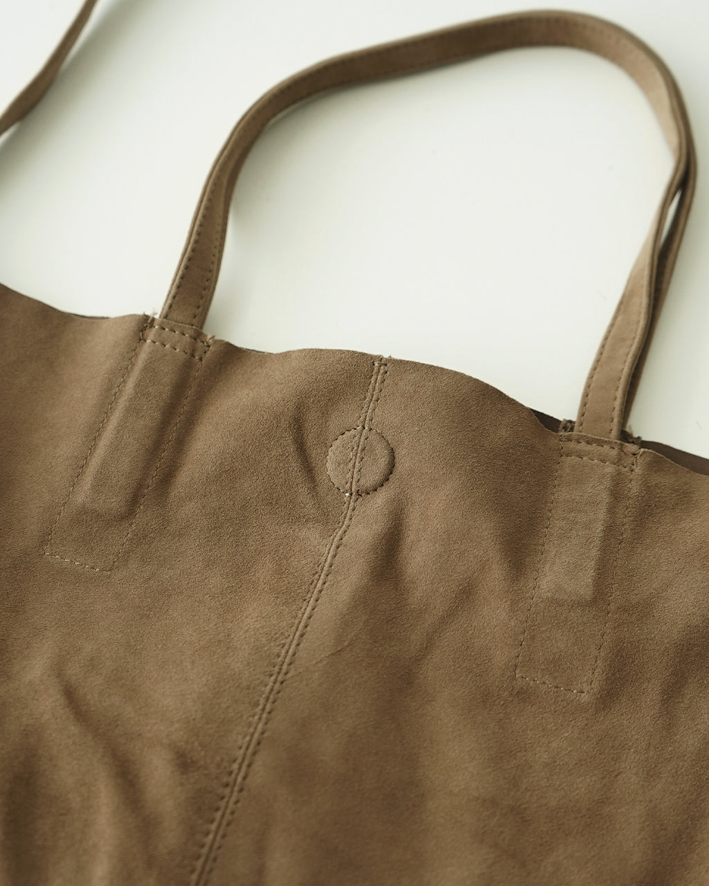 3WAY MEDIUM TOTE(M size)SUEDE CAMEL / SUEDE DARK CHOCO