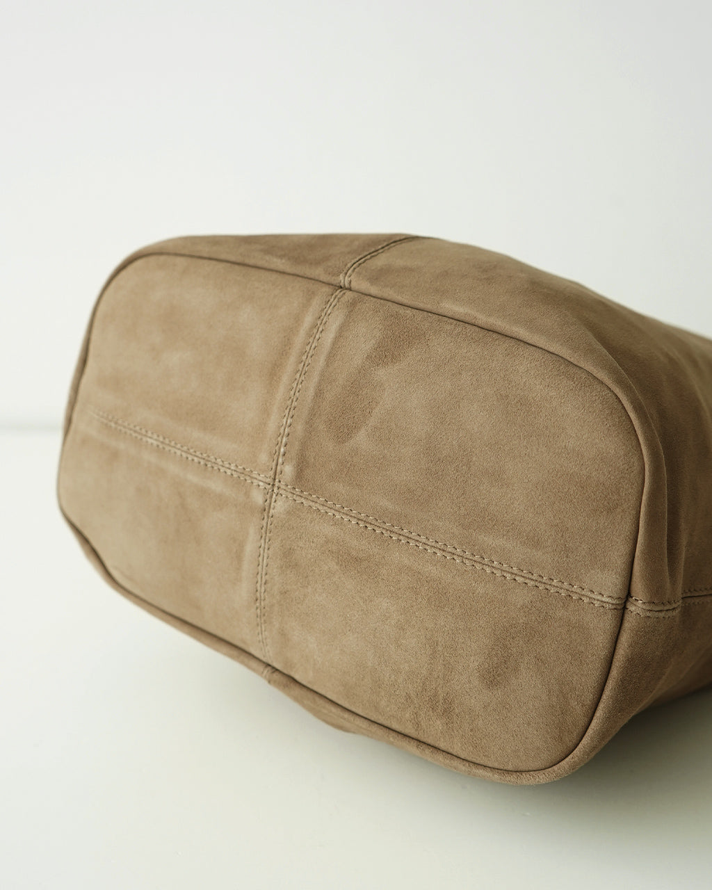 3WAY MEDIUM TOTE(M size)SUEDE CAMEL / SUEDE DARK CHOCO