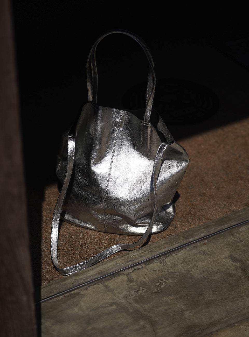 3WAY MEDIUM TOTE(M size)SILVER ML-SIL-1