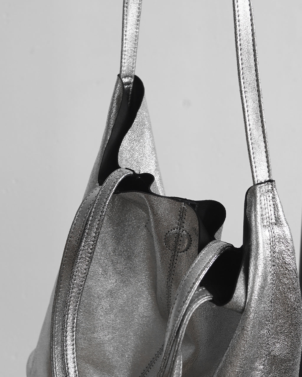3WAY MEDIUM TOTE(M size)SILVER ML-SIL-1