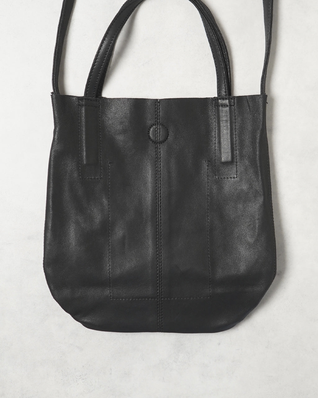 2WAY SMALL TOTE(S size)BLACK CHARCOAL CAMEL