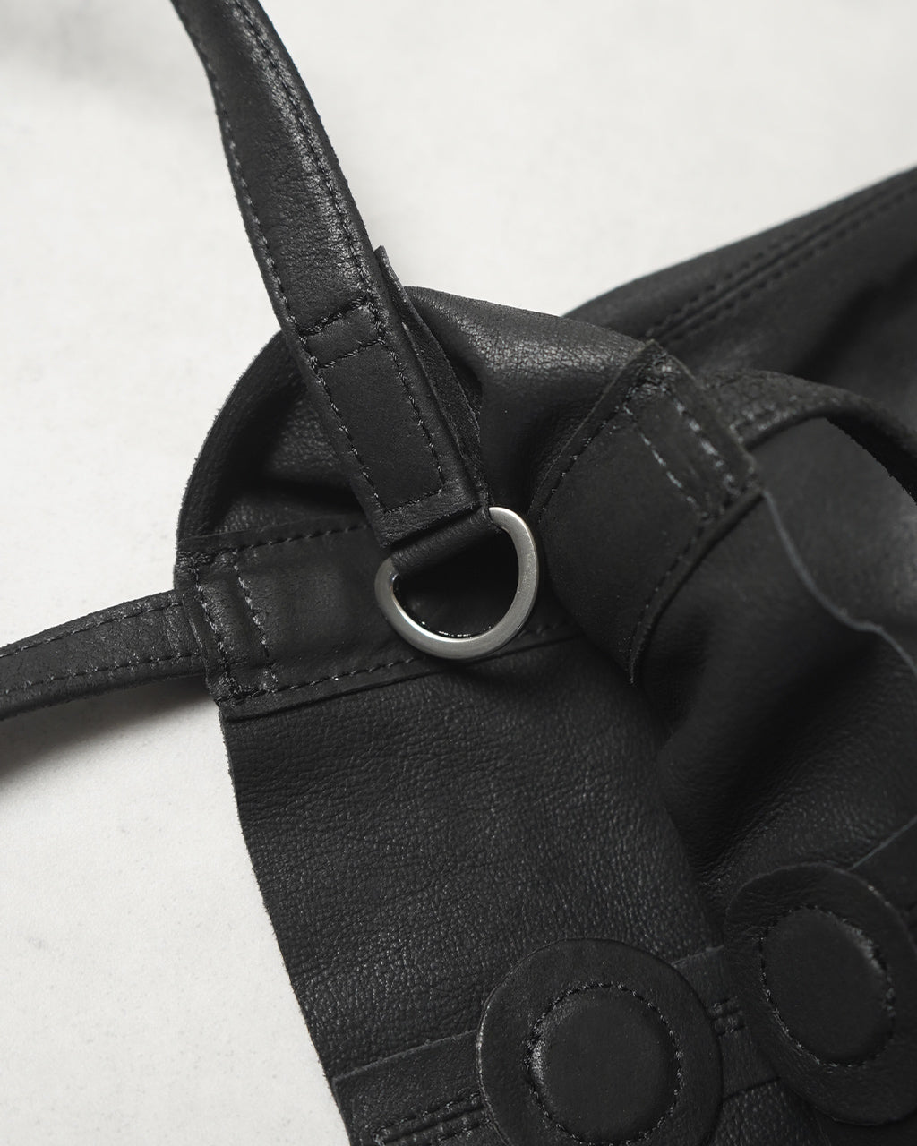 2WAY SMALL TOTE(S size)BLACK CHARCOAL CAMEL