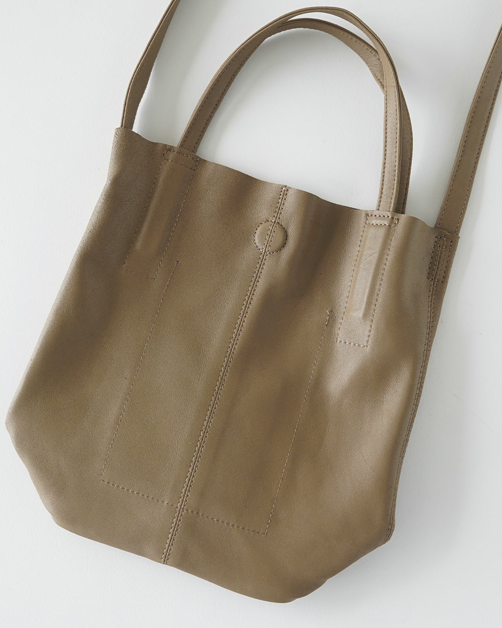 2WAY SMALL TOTE(S size)BLACK CHARCOAL CAMEL