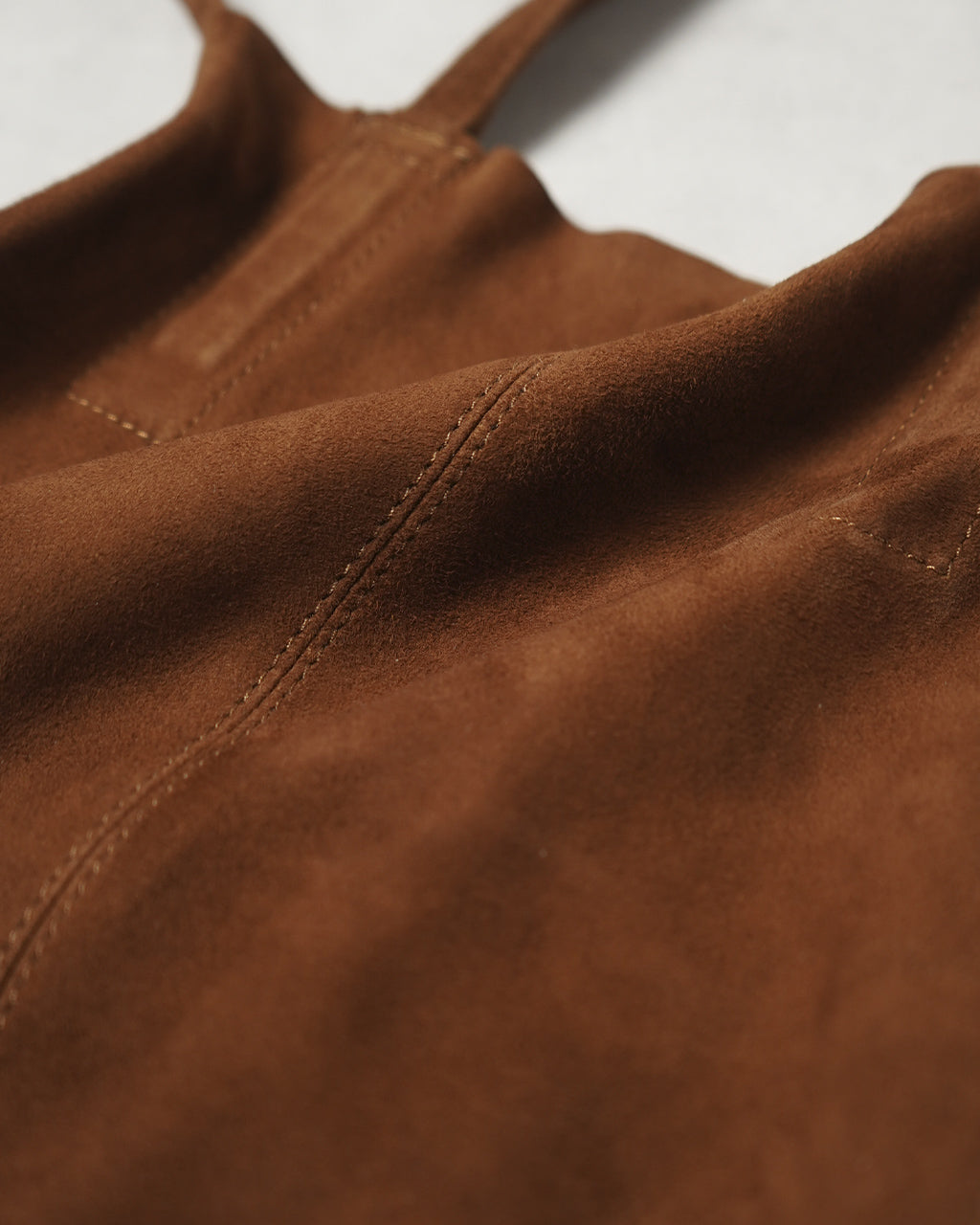 2WAY SMALL TOTE(S size)OIL SUEDE BROWN (SS-OBR-1)