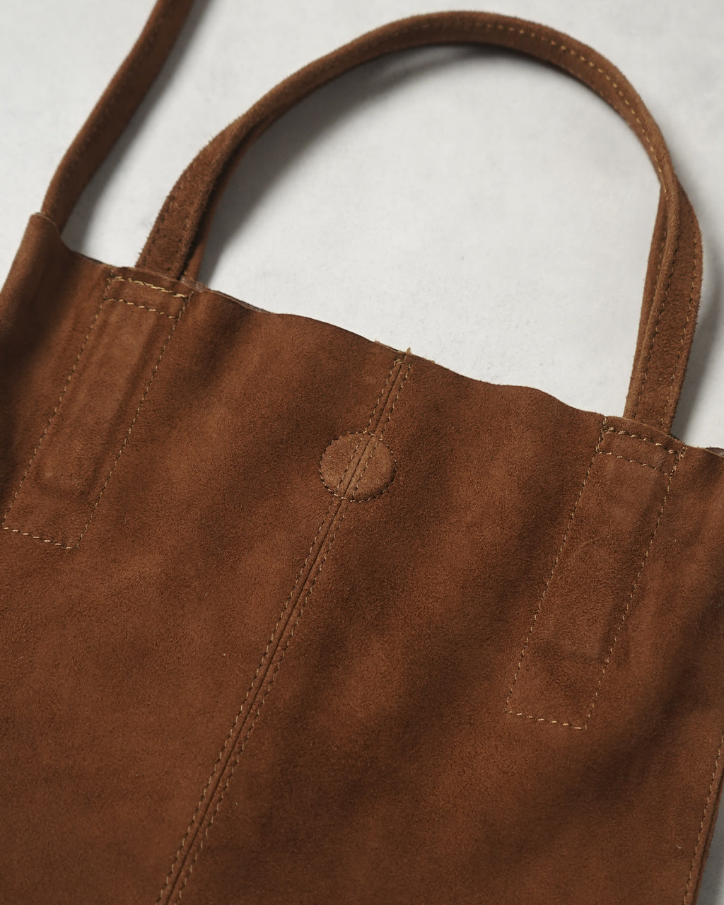 2WAY SMALL TOTE(S size)OIL SUEDE BROWN (SS-OBR-1)