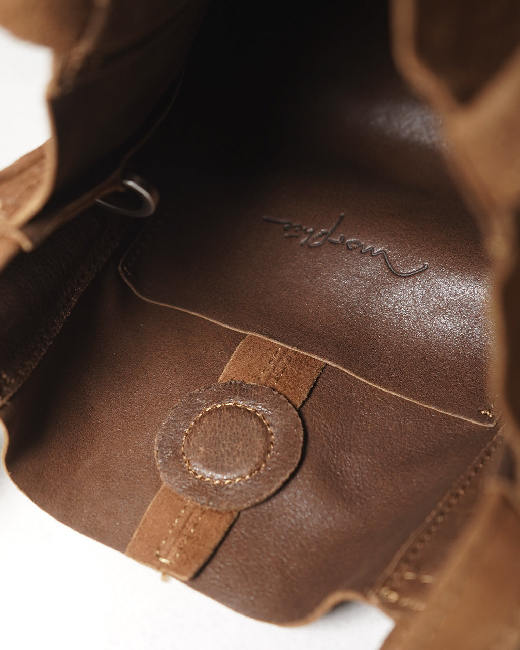 2WAY SMALL TOTE(S size)OIL SUEDE BROWN (SS-OBR-1)