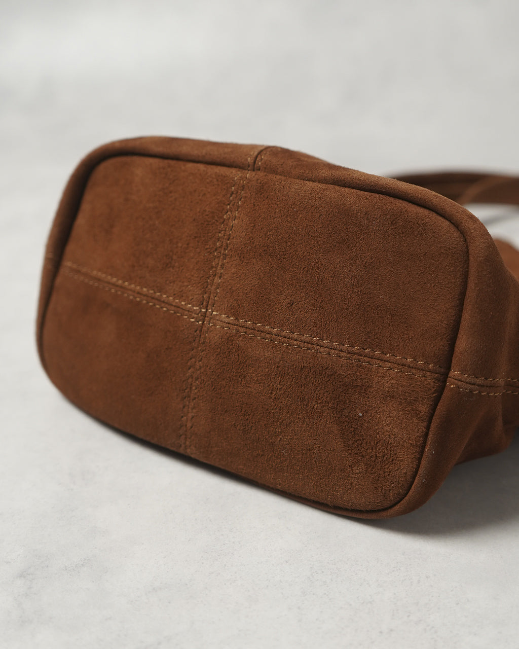 2WAY SMALL TOTE(S size)OIL SUEDE BROWN (SS-OBR-1)