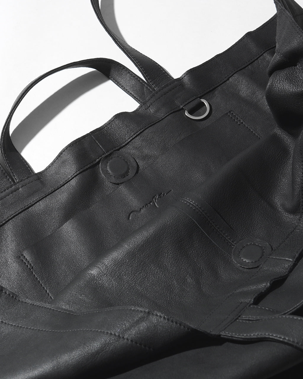 DOUBLE TOTE(XXL Size) BLACK XXL-BLK-101