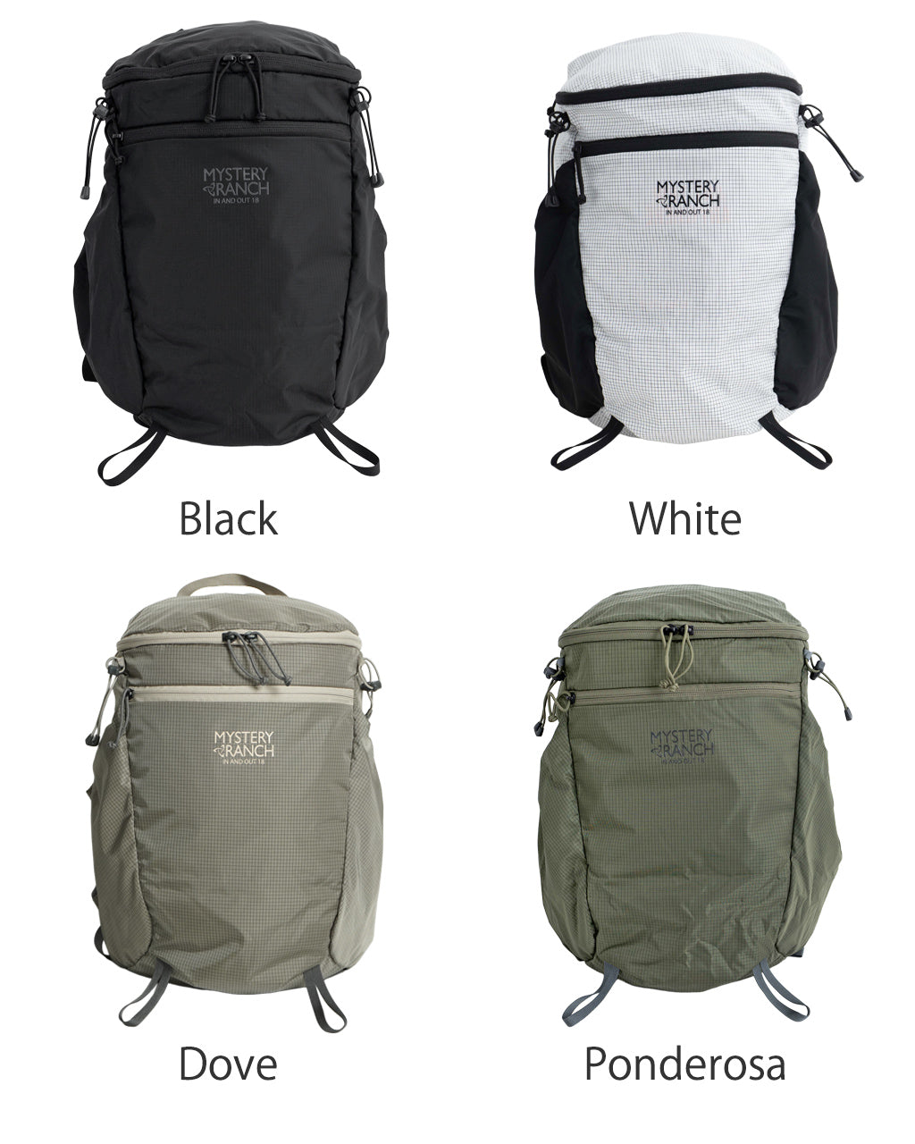 MYSTERY RANCH ミステリーランチ IN & OUT 18 サミットパック イン & アウト 18L 軽量 パッカブル ポケッタブル バックパック リュックサック 鞄 dove-113242-253-00 【クーポン対象外】