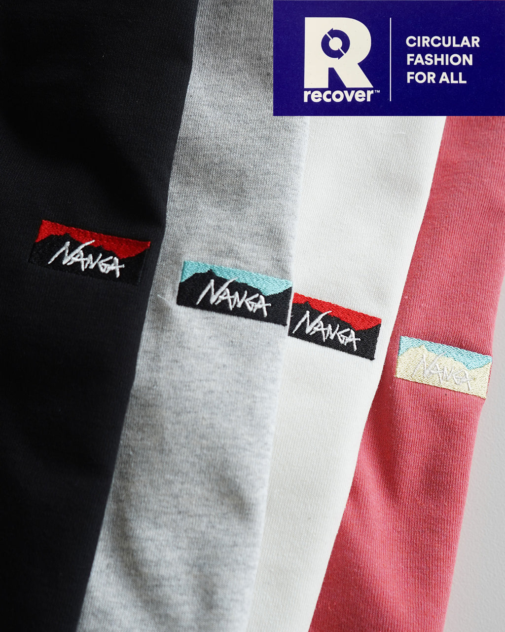 NANGA ナンガ 半袖Tシャツ ECO HYBRID BOX LOGO EMBROIDERY TEE エコハイブリッド ボックス ロゴT 刺繍 カットソー クルーネック NW2411-1G804【クーポン対象外】