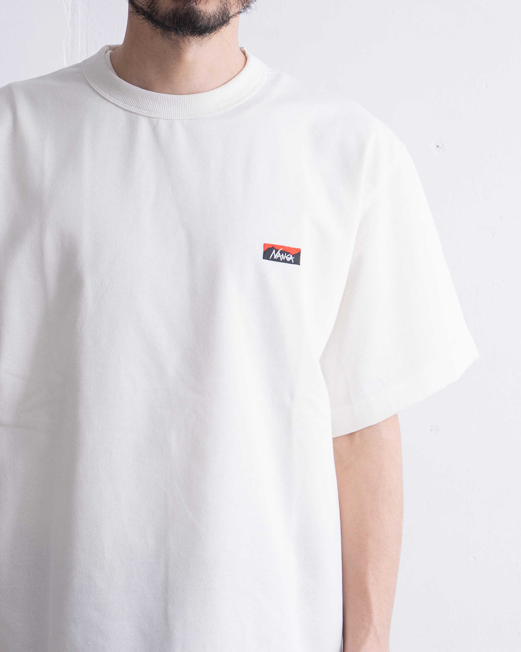 NANGA ナンガ 半袖Tシャツ ECO HYBRID BOX LOGO EMBROIDERY TEE エコハイブリッド ボックス ロゴT 刺繍 カットソー クルーネック NW2411-1G804【クーポン対象外】