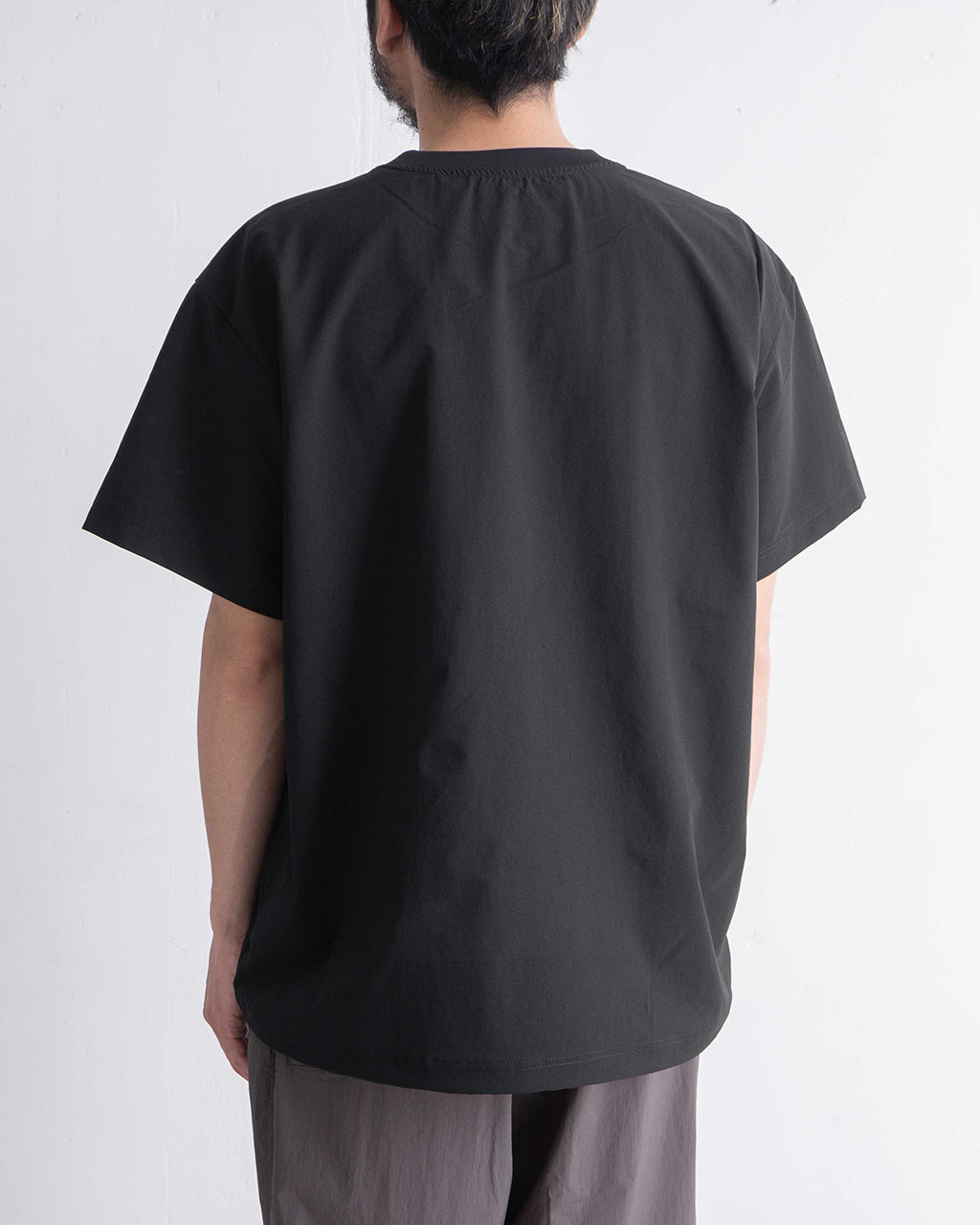 【SALE!20%OFF】NANGA ナンガ 半袖 Tシャツ DotAirR COMFY TEE コンフィーティー カットソー クルーネック 通気性 ストレッチ ファスナーポケット N2500-1J300A