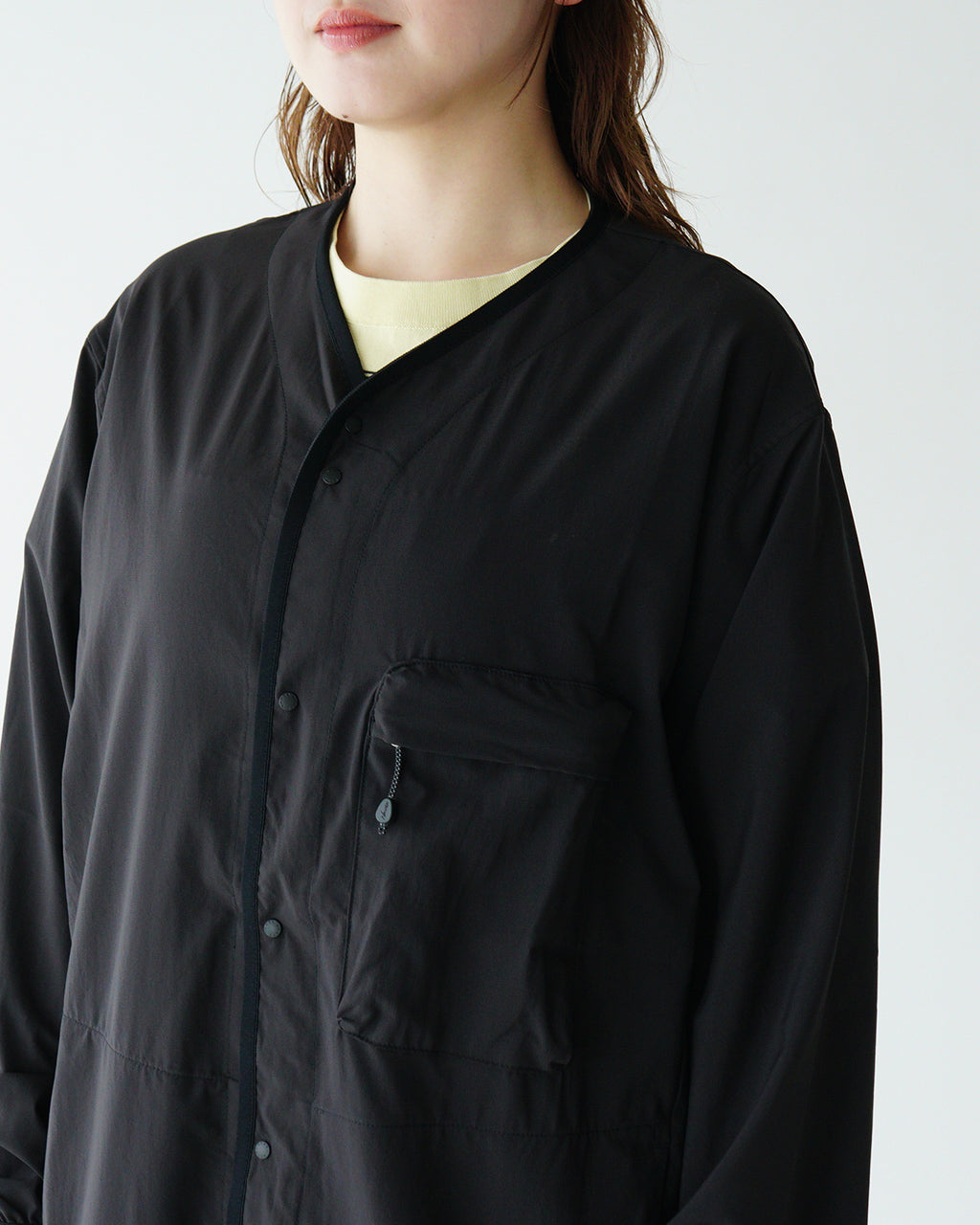 NANGA ナンガ ノーカラーカーディガン PLC EXCURSION CARDIGAN PLC エクスカーション パッカブル UVカット N2500-1T405A【送料無料】