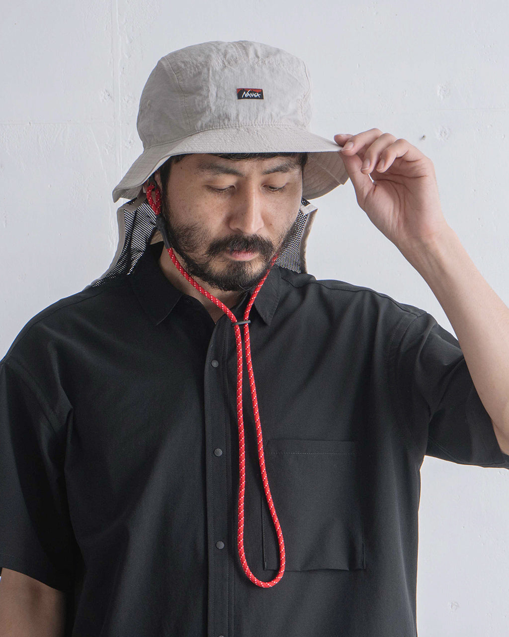 【SALE!20%OFF】NANGA ナンガ サンシェードハット NYLON TUSSER SUNSHADE HAT ナイロンタッサー 帽子 日除け 紫外線対策 NA2221-3B501