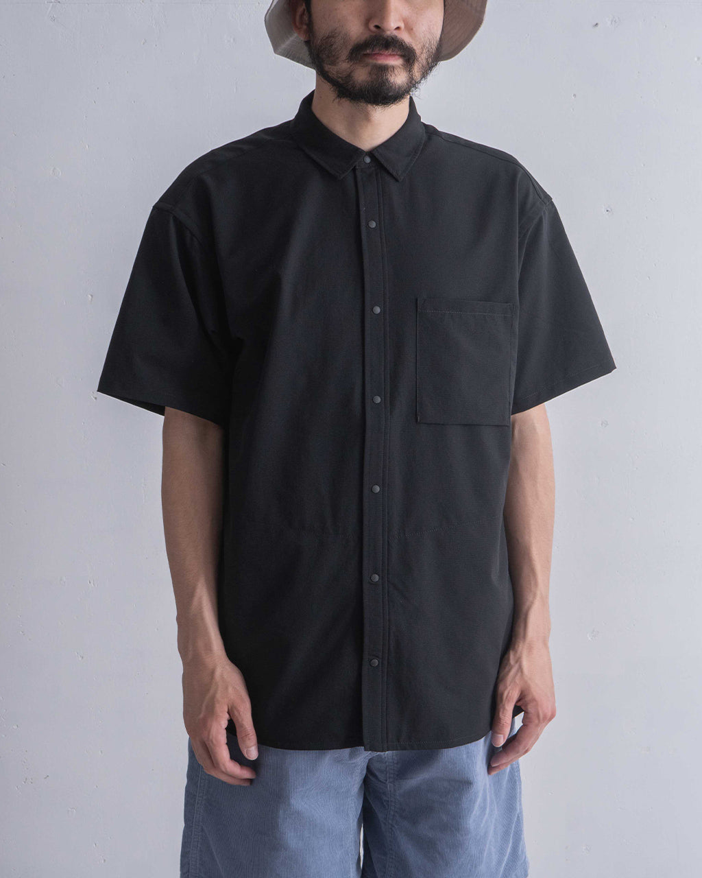 【SALE!20%OFF】NANGA ナンガ 半袖シャツ DotAir COMFY S/S SHIRT ドットエア コンフィー ショートスリーブ 羽織 スナップボタン NW2411-1E900【送料無料】