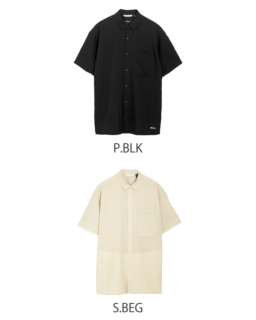 【SALE!20%OFF】NANGA ナンガ 半袖シャツ DotAir COMFY S/S SHIRT ドットエア コンフィー ショートスリーブ 羽織 スナップボタン NW2411-1E900【送料無料】