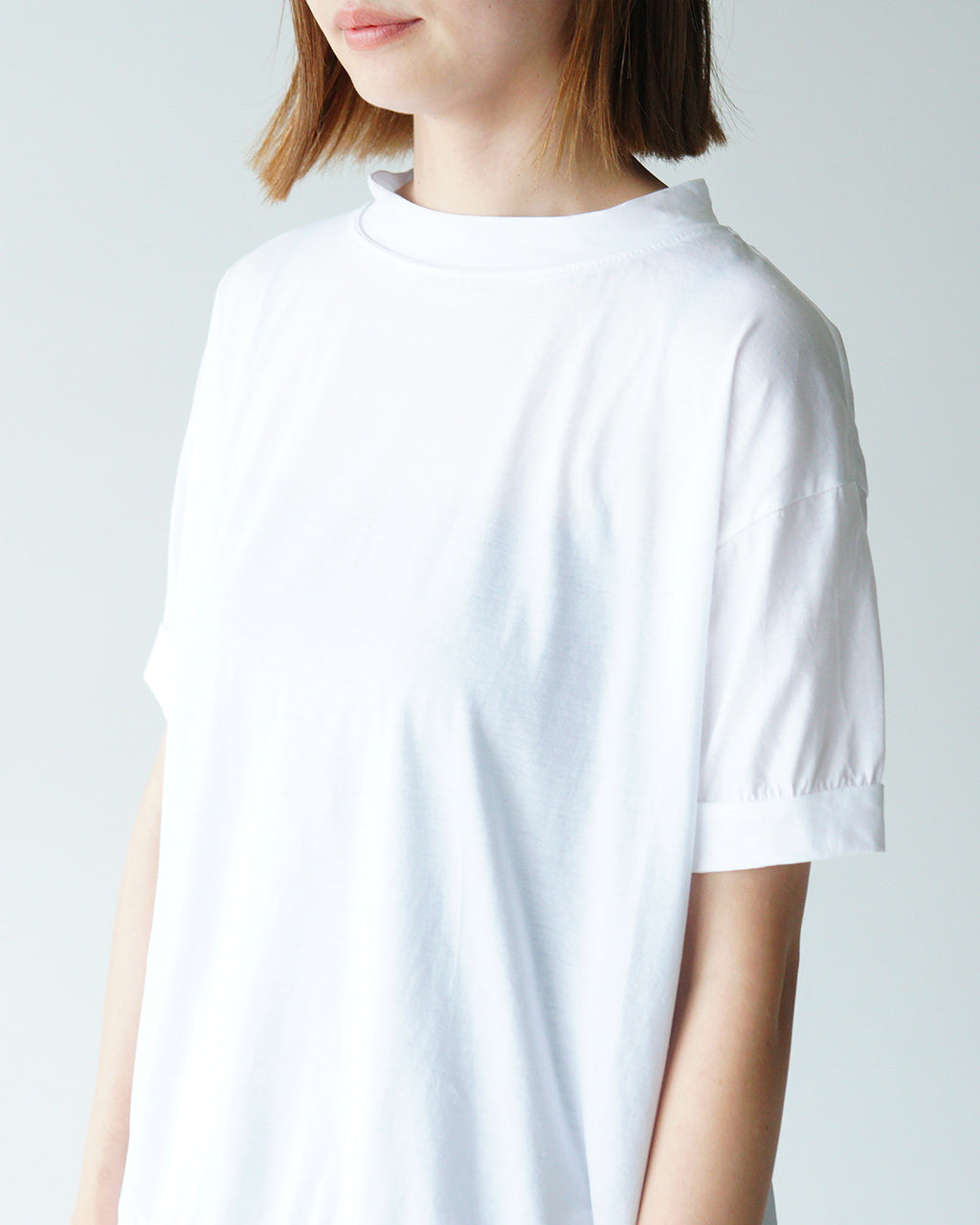 NARU ナル 半袖 Tシャツ 110/2サイロプレミアムコンパクトT カットソー プ ハイネック UVカット シアー感 637230BD 【クーポン対象外】