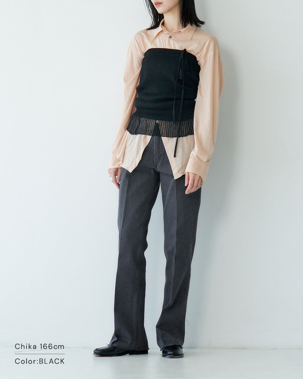 【SALE!50%OFF】NEPLA. ネプラ シアーリブニット 3WAY ベアトップ ワンピース 3WAY BARETOP OP KNIT スカート ホルターネック OK036-5S【送料無料】