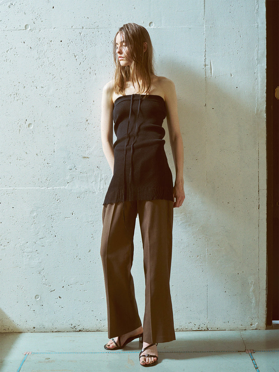 【SALE!50%OFF】NEPLA. ネプラ シアーリブニット 3WAY ベアトップ ワンピース 3WAY BARETOP OP KNIT スカート ホルターネック OK036-5S【送料無料】