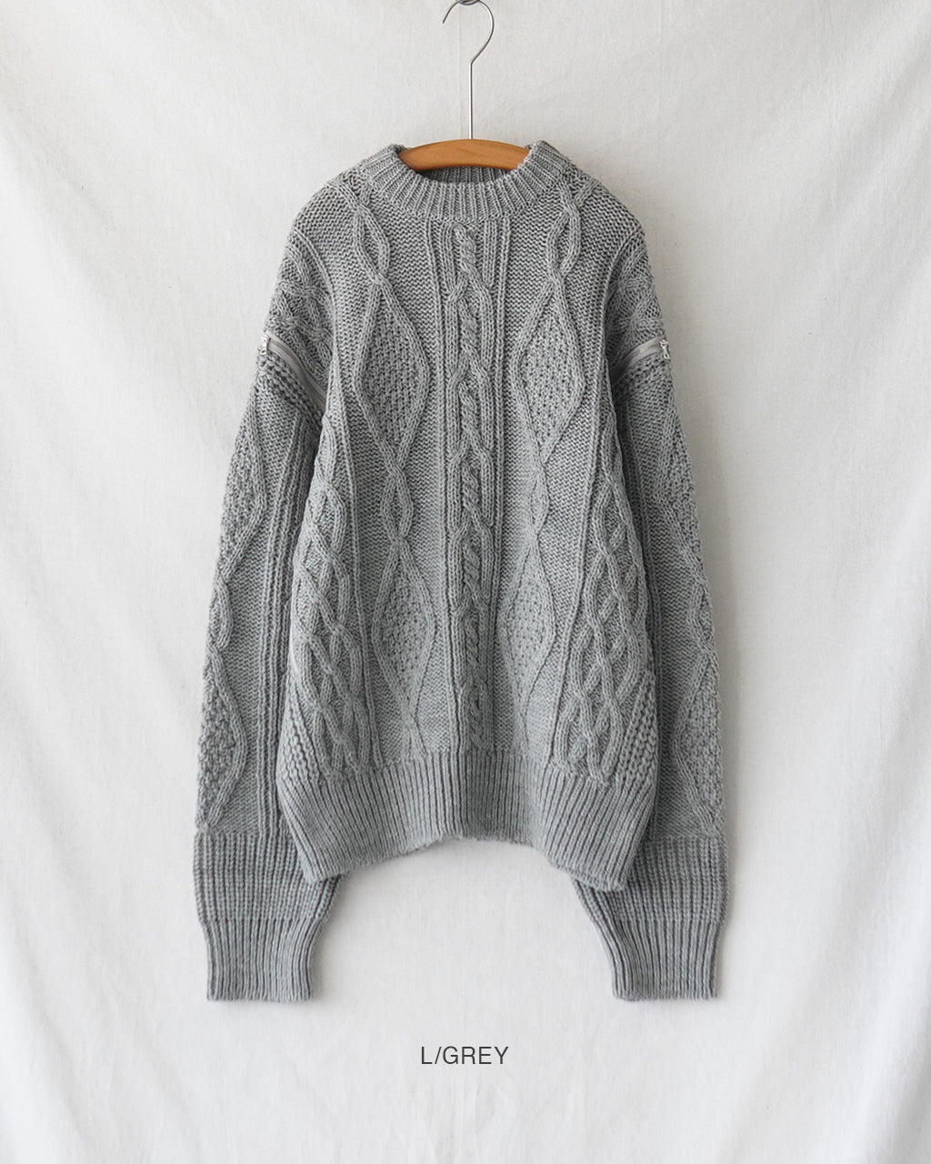ALAIN ZIP P/O KNIT OK048-5A