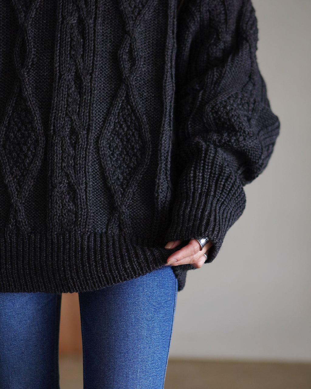 ALAIN ZIP P/O KNIT OK048-5A