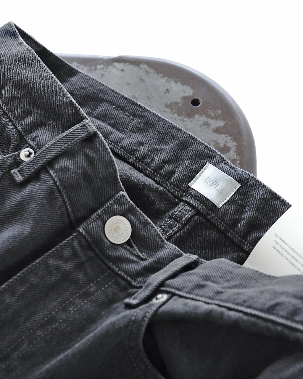 |outlet|SEMI-FLARE PANTS CHARCOAL WOFLA-5S