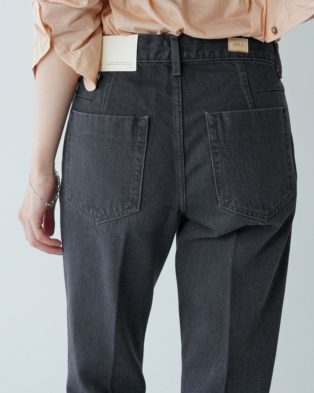 【アウトレット!30%OFF】NEPLA. ネプラ セミフレアパンツ チャコール SEMI-FLARE PANTS CHARCOAL ボトムス フルレングス デニム WOFLA-5S CHARCOAL【送料無料】
