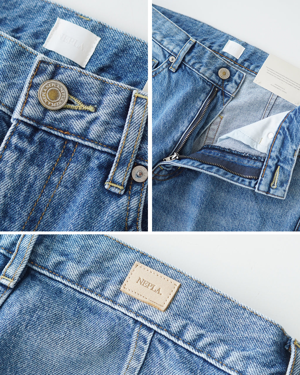 NEPLA. ネプラ セミフレアパンツ リアル ビンテージ ヴィンテージ加工 SEMI-FLARE PANTS REAL VINTAGE ボトムス フルレングス デニム ジーンズ WOFLA-5S REAL VINTAGE【クーポン対象外】【送料無料】