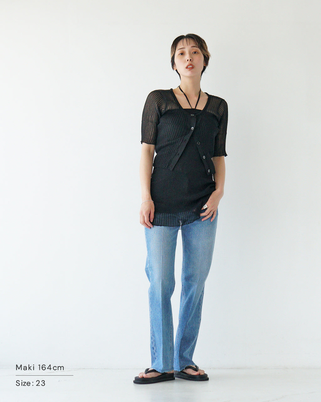 |outlet|SEMI-FLARE PANTS REAL VINTAGE WOFLA-5S