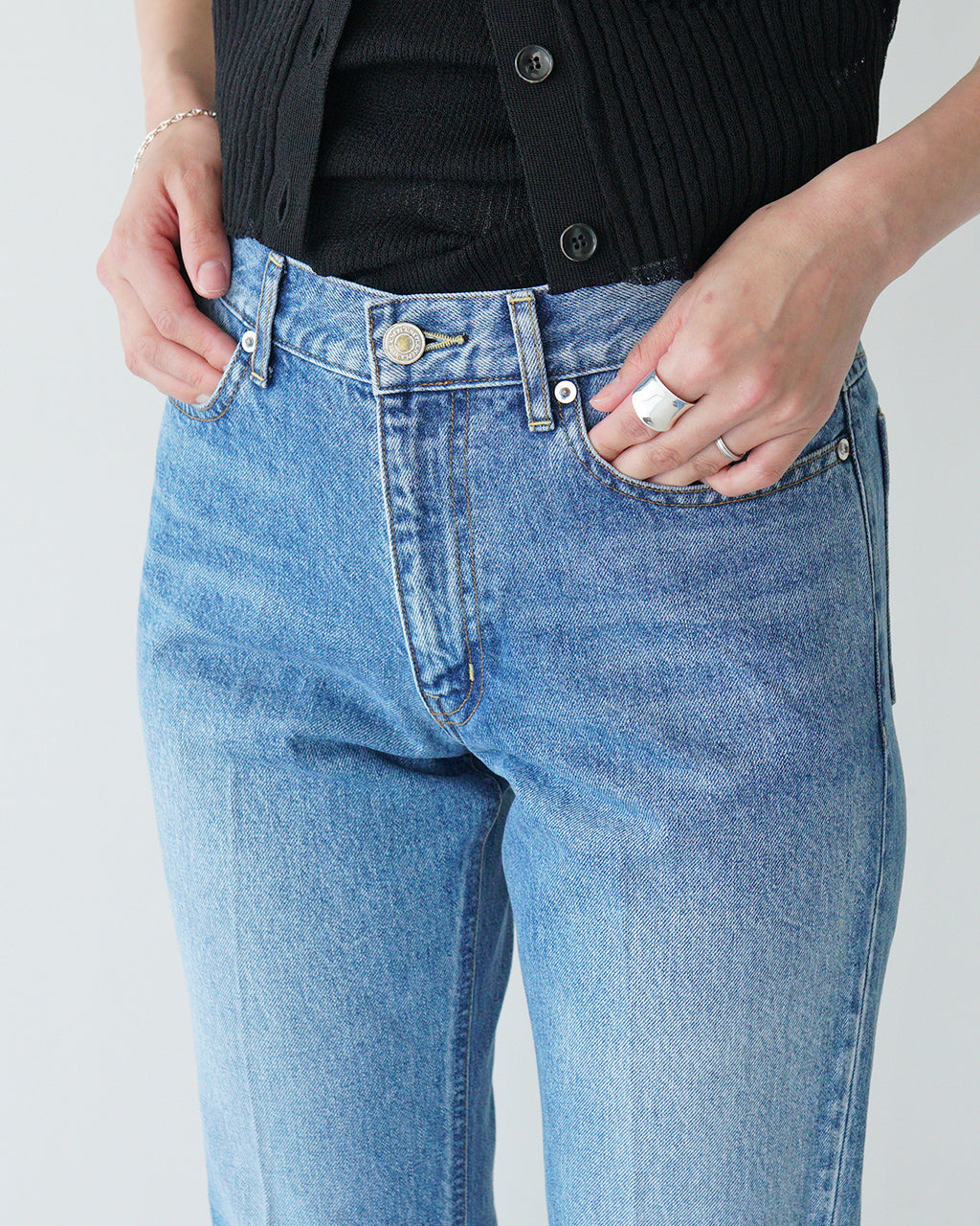 |outlet|SEMI-FLARE PANTS REAL VINTAGE WOFLA-5S