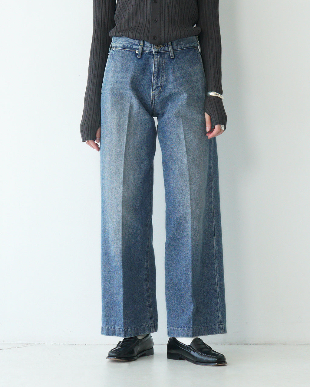 |outlet|OFFICER STRAIGHT SLACKS VINTAGE 12.5oz WOFST-5S