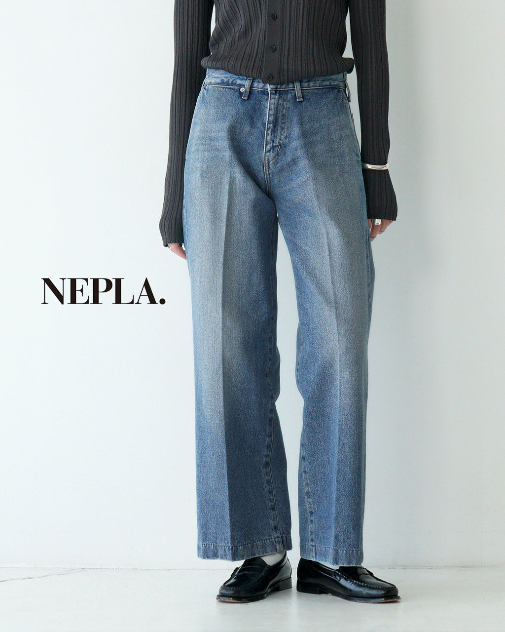 NEPLA. ネプラ オフィサーストレートスラックスデニム OFFICER STRAIGHT SLACKS VINTAGE 12.5oz ボトムス ジーンズ パンツ WOFST-5S【クーポン対象外】【送料無料】