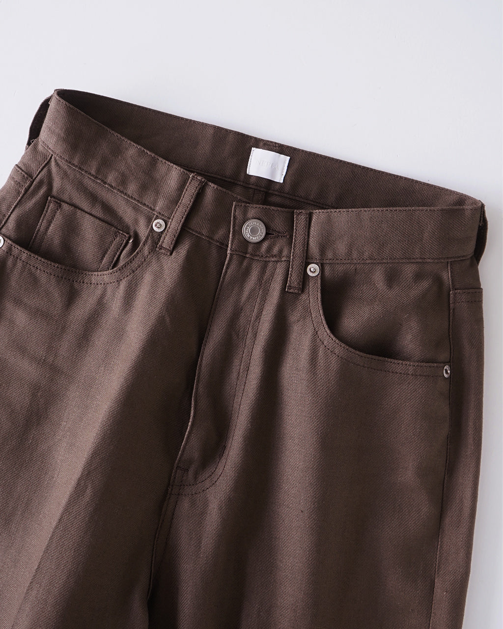 NEPLA. ネプラ ワイドパンツ ブラウン WIDE PANTS BROWN ボトムス フルレングス コットン ストレート スラックス トラウザーズ WOWID-5S BROWN【送料無料】