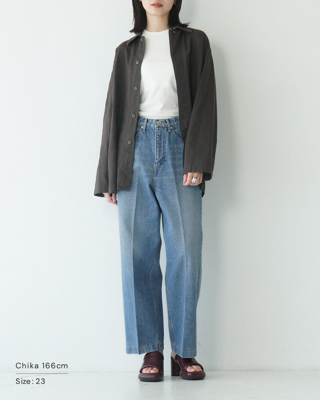 |outlet|WIDE PANTS CLEAN VINTAGE WOWID-5S