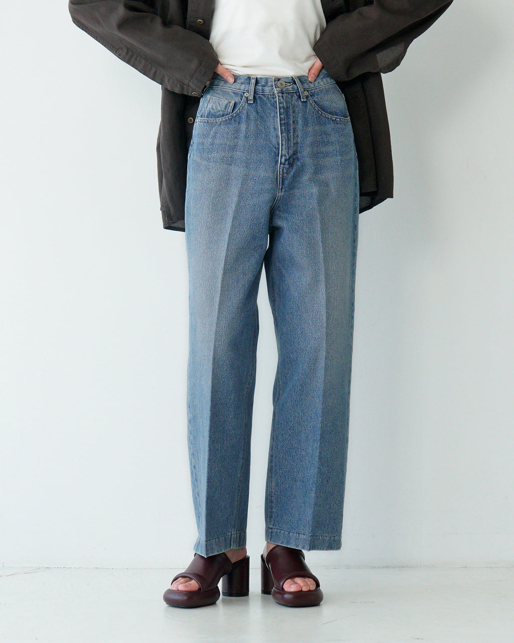 |outlet|WIDE PANTS CLEAN VINTAGE WOWID-5S