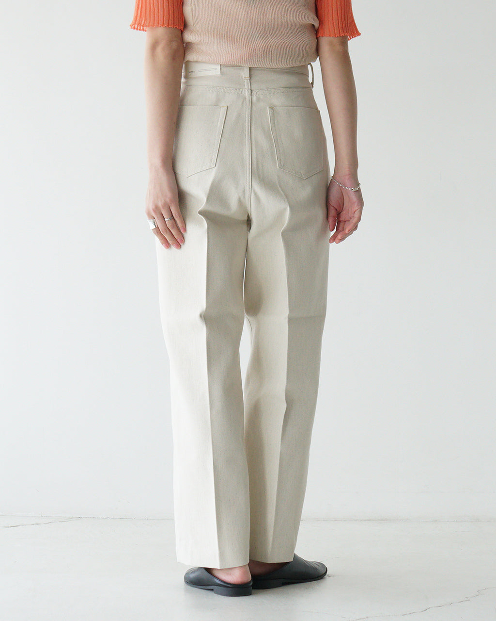 |outlet|WIDE PANTS CREAM WOWID-5S
