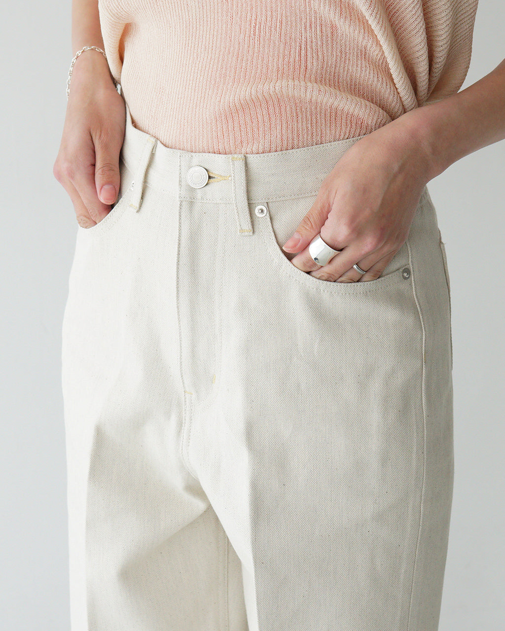 |outlet|WIDE PANTS CREAM WOWID-5S