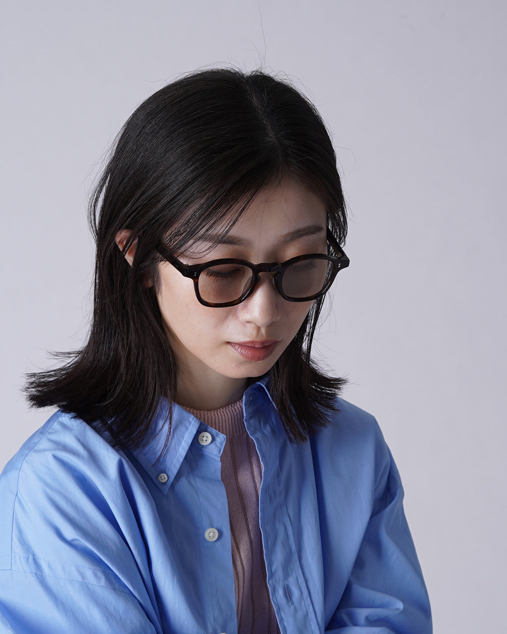 Few by NEW. 퓨바이 뉴 F10/46 선글라스 안경 안경 다테 안경 컬러 렌즈 2024 봄 여름【무료우송】【쿠폰 대상외】