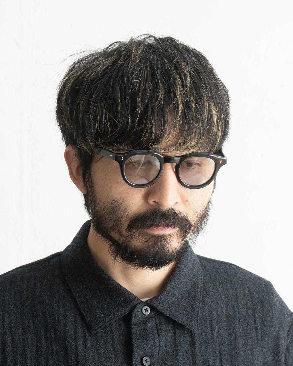 Few by NEW. 퓨바이 뉴 F11 선글라스 크라운 팬트형 보스턴형 안경 안경 다테 안경【쿠폰 대상외】【무료우송】