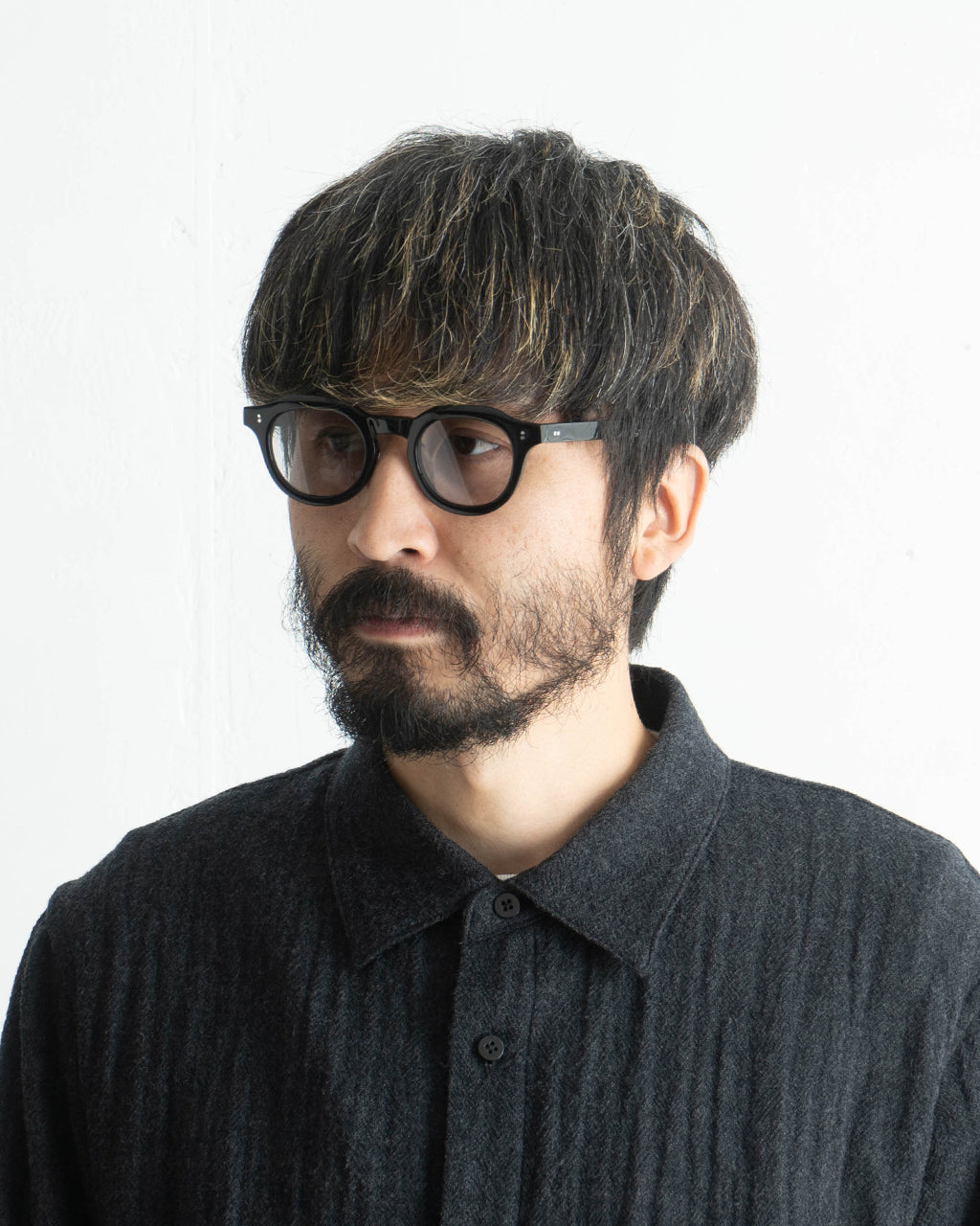 Few by NEW. 퓨바이 뉴 F11 선글라스 크라운 팬트형 보스턴형 안경 안경 다테 안경【쿠폰 대상외】【무료우송】