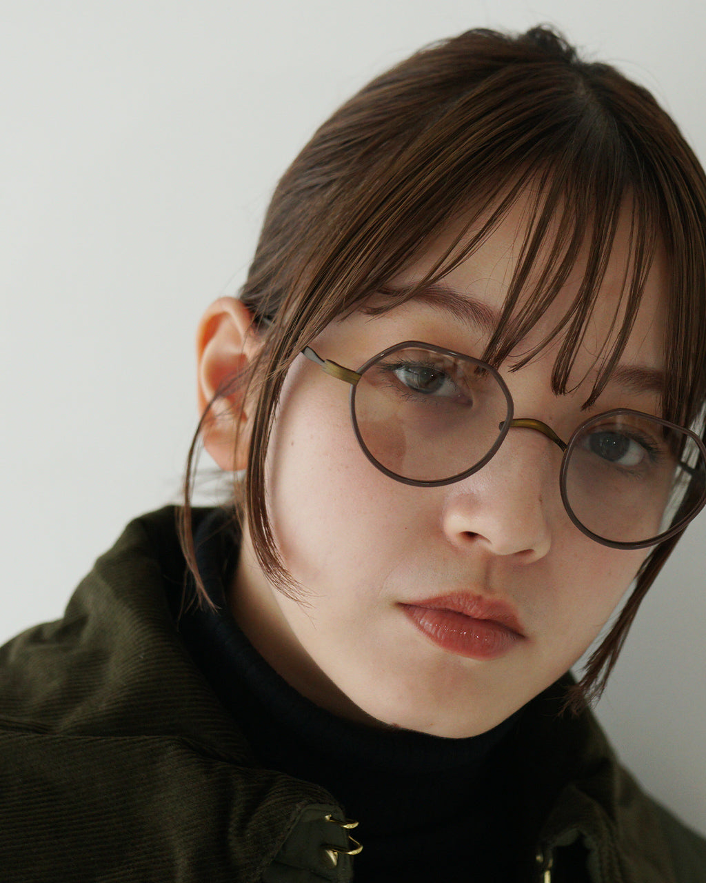 ニュー ボストン型 サングラス 眼鏡 LOUISE ルイーズ クラウンパント サドルブリッジ めがね 伊達メガネ