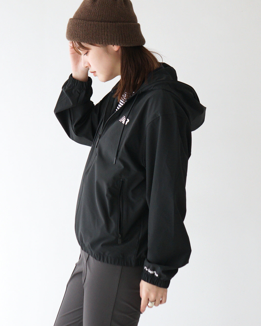 【SALE!30%OFF】ニューバランス ストレッチウーブン ジャケット Stretch Woven Jacket ジップアップ パーカー AWJ51503