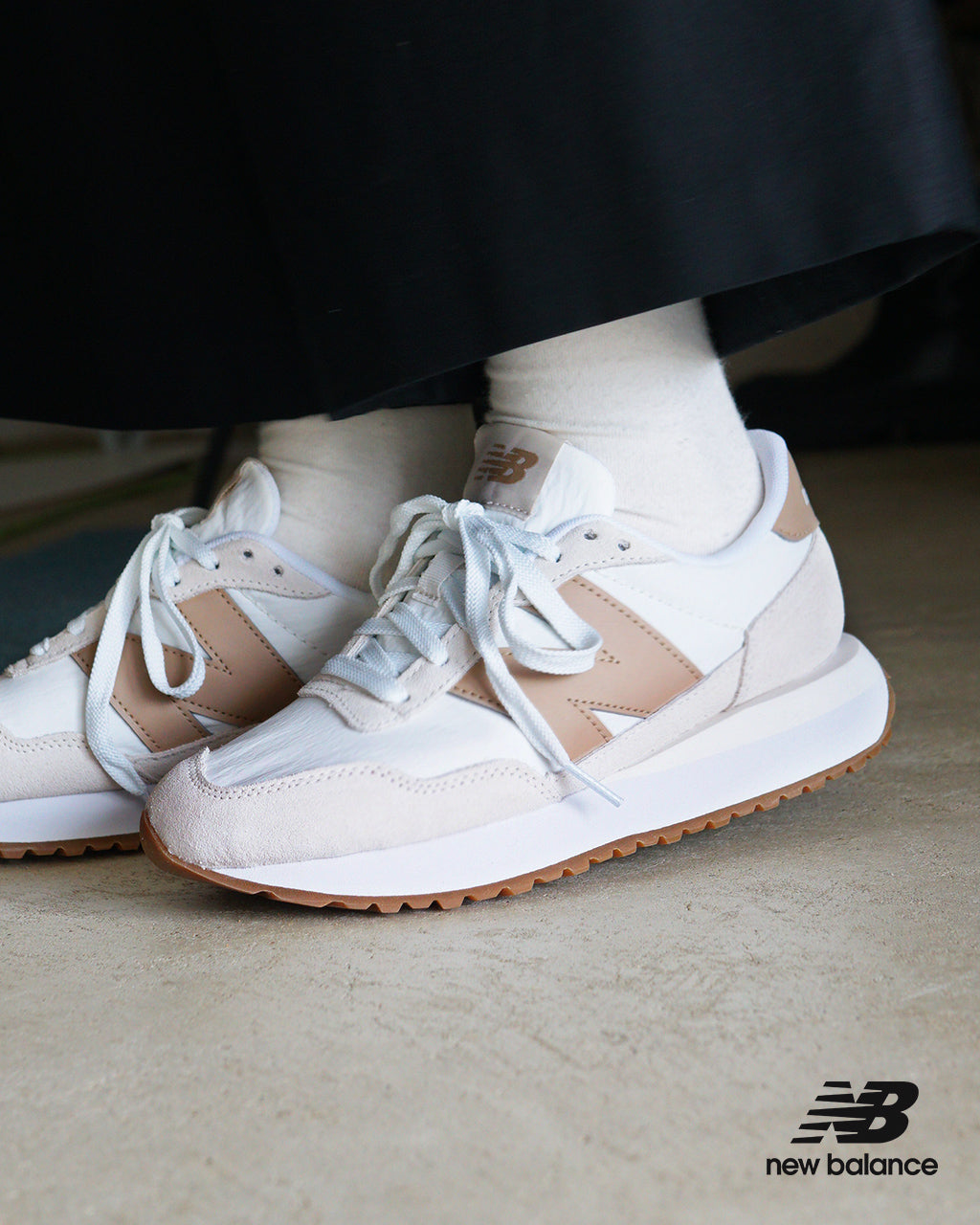 【SALE!20%OFF】ニューバランス レースアップ スニーカー 厚底 プラットフォーム シューズ 靴 WS237HGG WS237HTB