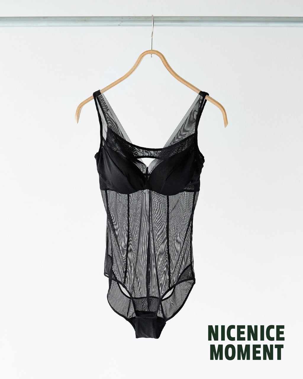 NICENICE MOMENT ナイスナイスモーメント メッシュブリファー MESH BRIEFER キャミソール ショーツ ボディインナー ボディスーツ NNM03-2403-003 6018【クーポン対象外】