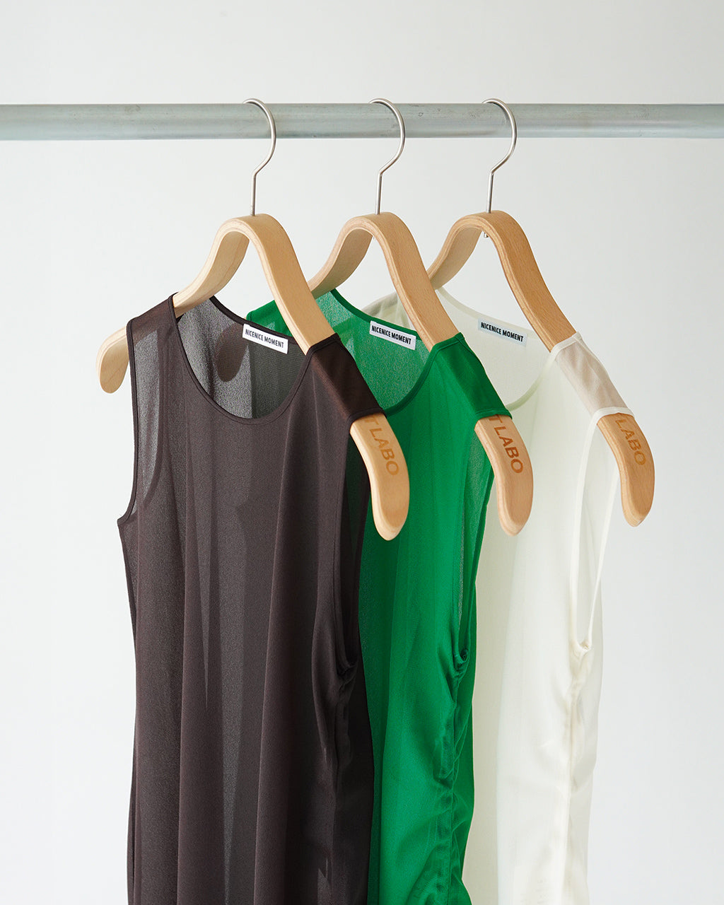 NICENICE MOMENT ナイスナイスモーメント サイド ストラップ ロングドレス ワンピース SIDE STRAP DR (BRA SET) チューブトップセット NNM1-25S-009【送料無料】